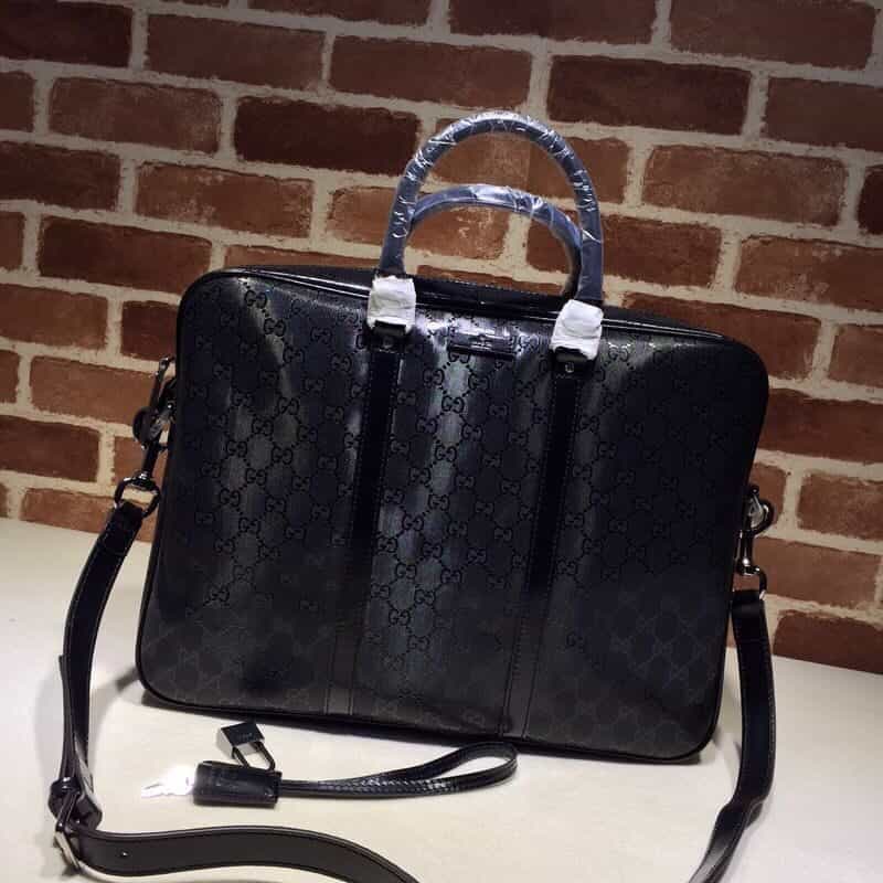 GUCCI古驰克水晶手提斜挎公文包201480