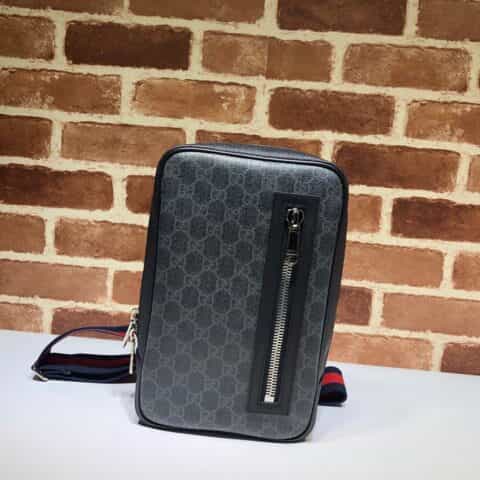 GUCCI古驰GG Supreme帆布腰包478325