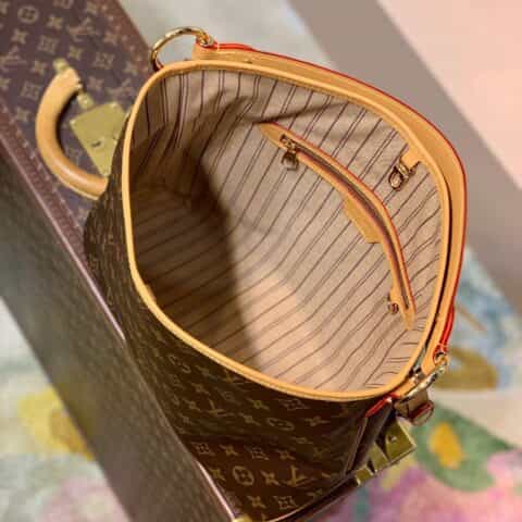 Louis Vuitton LV Delightful中古版购物袋 M50155