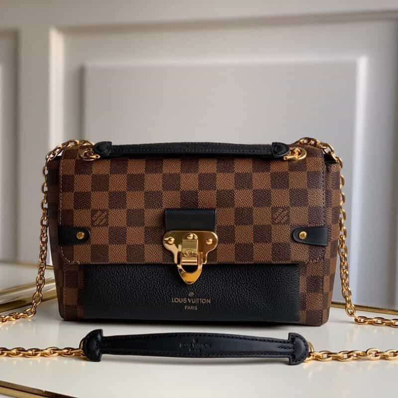 Louis Vuitton LV Vavin棋盘格小号链条包 N40108黑色