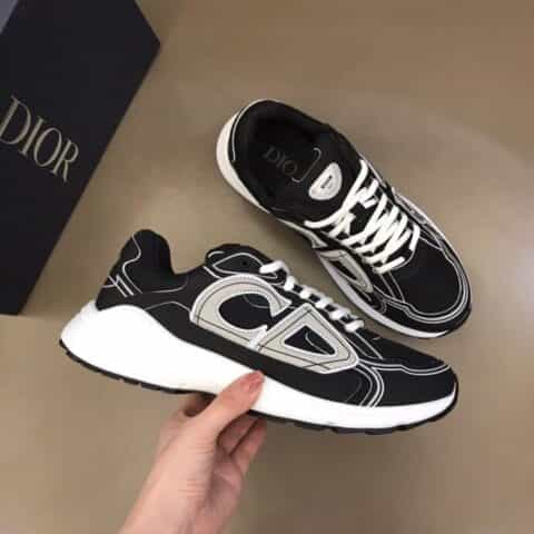 DIOR迪奥 进口网眼织物科技面料拼接CD 情侣款 运动跑鞋
