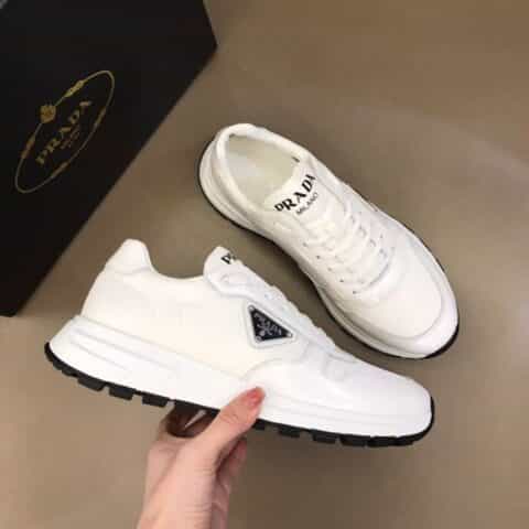PRADA/普拉达 专柜专用高密度透气防水布P家经典男士休闲鞋