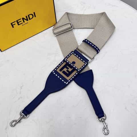 FENDI芬迪双Flogo简约型宽版长肩带912