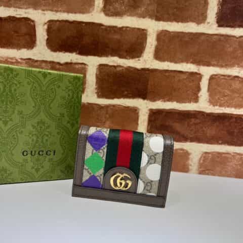 GUCCI古驰Ophidia系列卡包523155