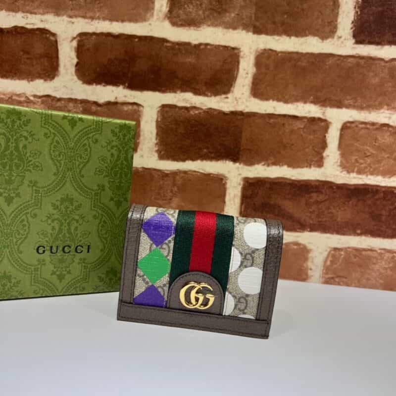 GUCCI古驰Ophidia系列卡包523155