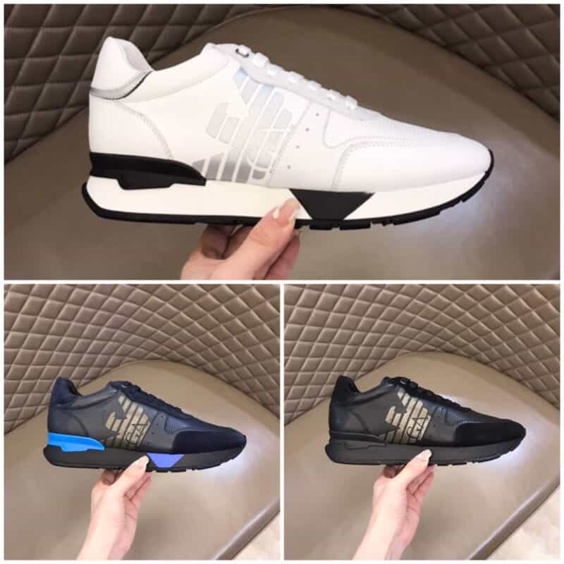 Armani 阿玛尼 头层小牛皮新品奢潮运动鞋