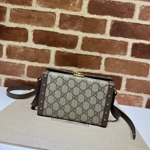 GUCCI古驰GG Supreme帆布迷你手袋678460
