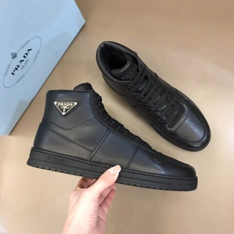 PRADA/普拉达 P 家奢品、男士秋冬高帮时尚运动鞋