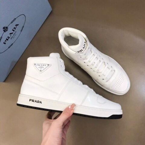 PRADA/普拉达 P 家奢品、男士秋冬高帮时尚运动鞋