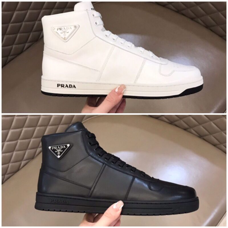 PRADA/普拉达 P 家奢品、男士秋冬高帮时尚运动鞋