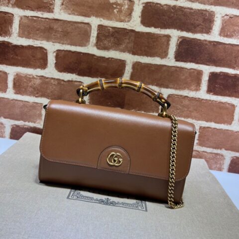 GUCCI古驰竹节手提链条包675795