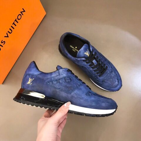 LV/路易威登 头层牛皮内里男士Run Away 运动鞋