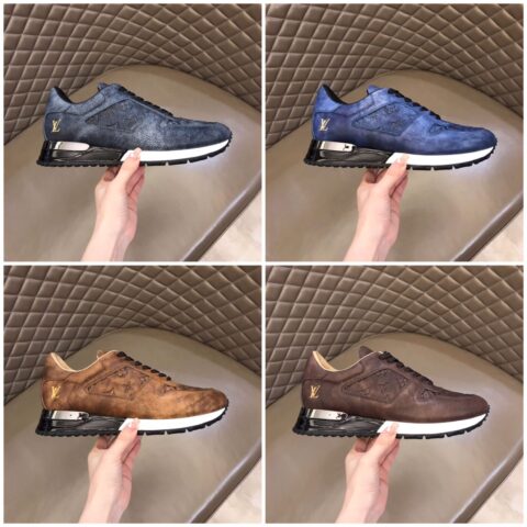 LV/路易威登 头层牛皮内里男士Run Away 运动鞋