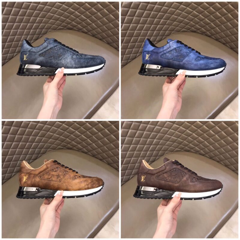 LV/路易威登 头层牛皮内里男士Run Away 运动鞋