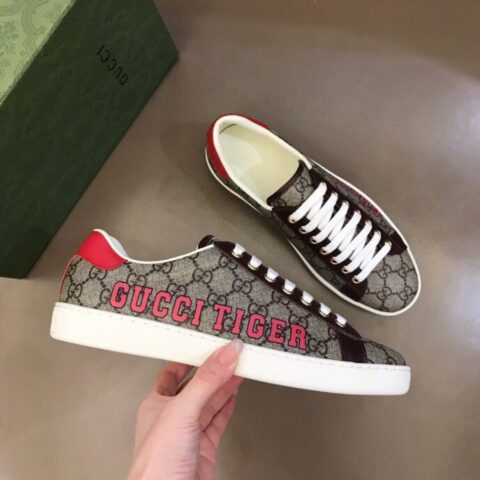 GUCCI古驰 意大利进口原版皮料G家经典小白鞋