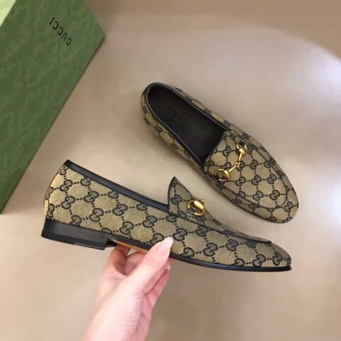 GUCCI古驰 小牛皮透气内里G家原单男士正装休闲皮鞋