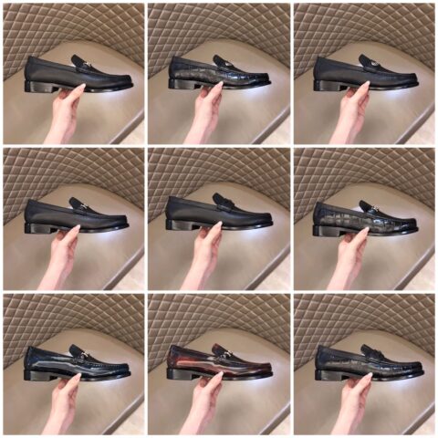 GUCCI古驰 鞋面进口牛皮2022新款男士商务休闲皮鞋