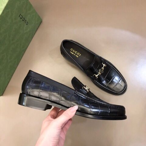 GUCCI古驰   鞋面进口牛皮2022新款男士商务休闲皮鞋