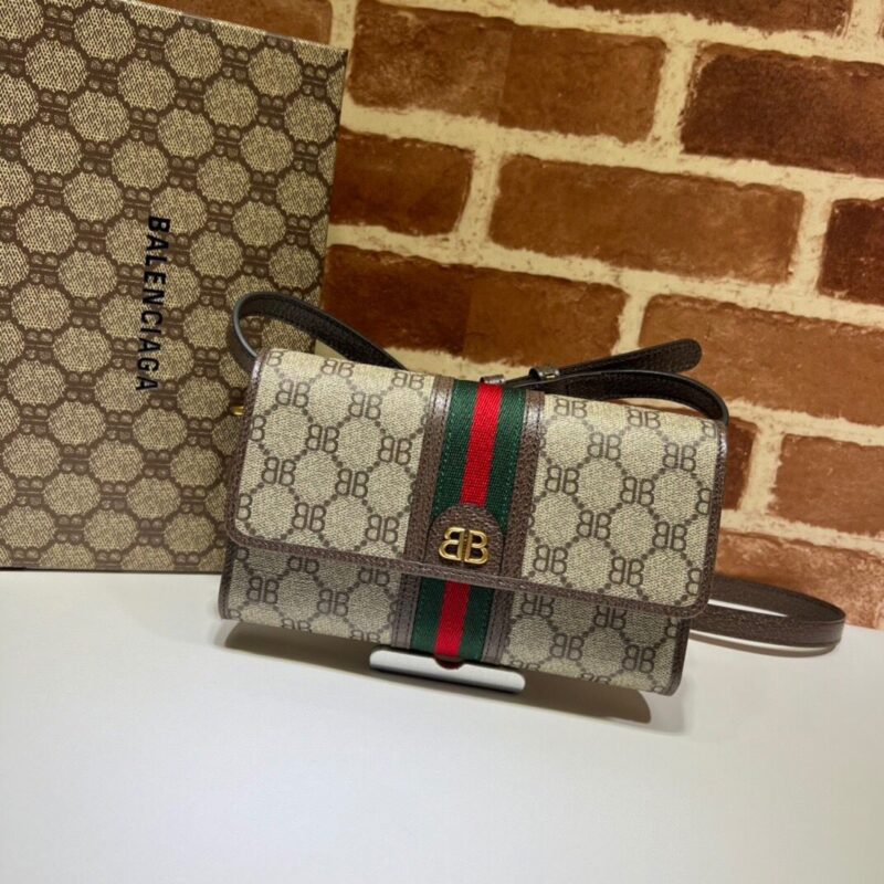 GUCCI古驰联名款双B单肩斜挎小包680131