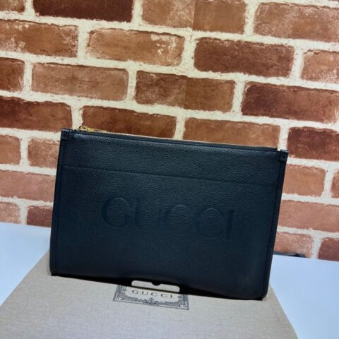 GUCCI古驰饰GUCCI标识手拿包681200