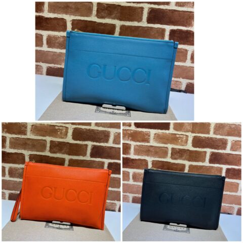 GUCCI古驰饰GUCCI标识手拿包681200
