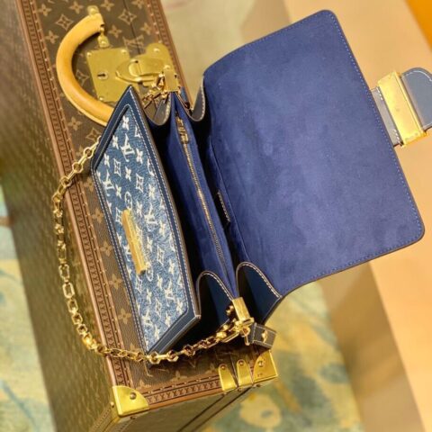 Louis Vuitton LV Dauphine 25 丹宁牛仔蓝达芙妮 M59631