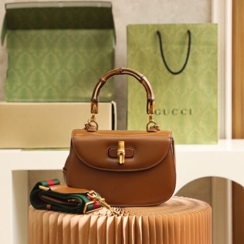 Gucci Bamboo 1947 small top handle bag 675797 10ODT 2579