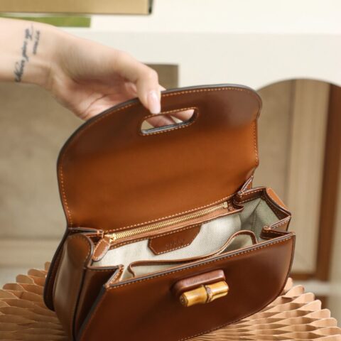 Gucci Bamboo 1947 small top handle bag 675797 10ODT 2579