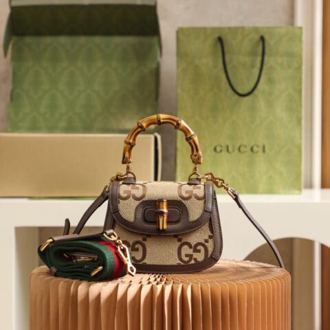 Gucci Bamboo 1947 jumbo GG mini bag 686864 UQLBT 2570