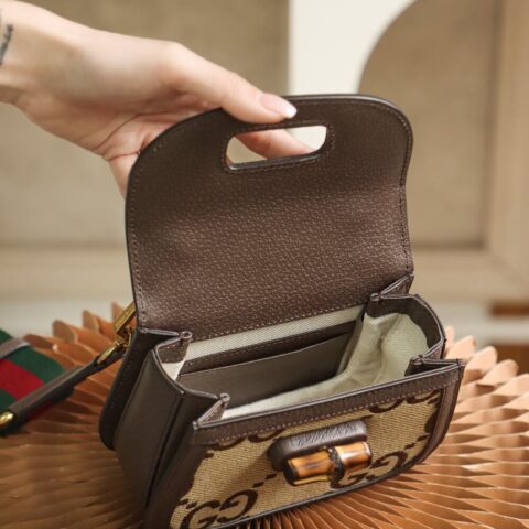 Gucci Bamboo 1947 jumbo GG mini bag 686864 UQLBT 2570