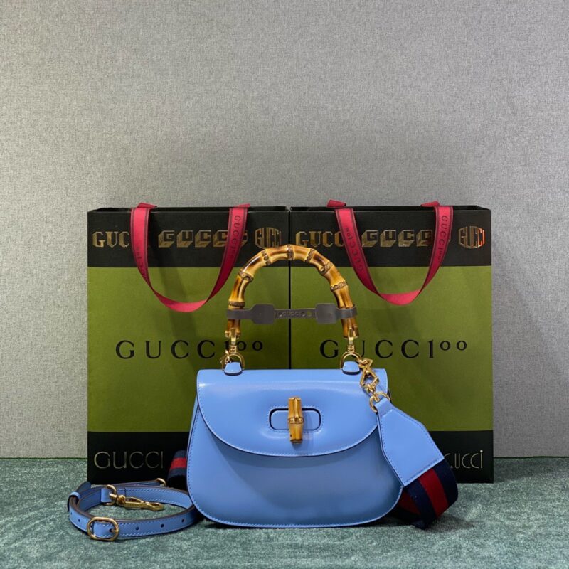 Gucci Bamboo 1947 small top handle bag 675797 10ODT 4371