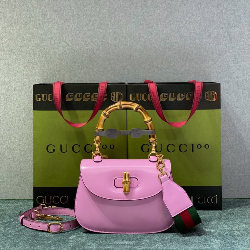 Gucci Bamboo 1947 small top handle bag 675797 10ODT 5467