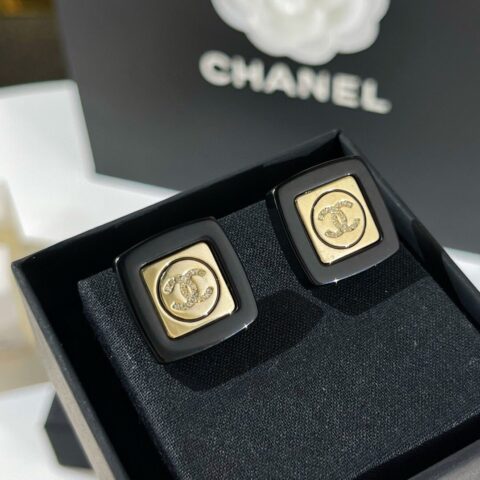 新款CHANEL香奈儿双c耳钉耳环