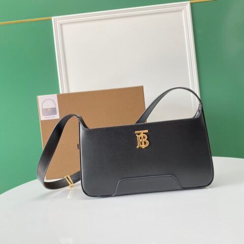 Burberry巴宝莉标志性金属logo肩背包