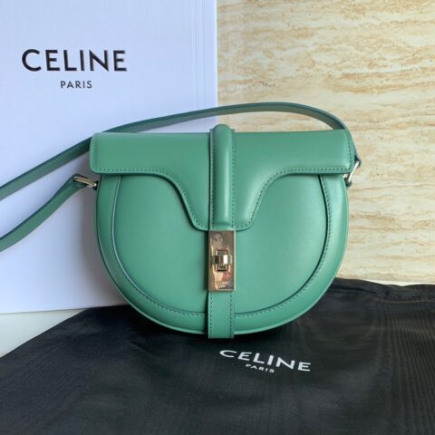 CELINE BESACE 16 小号手袋 188013青瓷色平纹