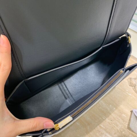 Celine Frame Medium 邮差包 180263(深蓝,橙色)