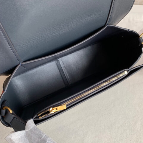 Celine Frame Medium 邮差包 180263(黑色,橙色)