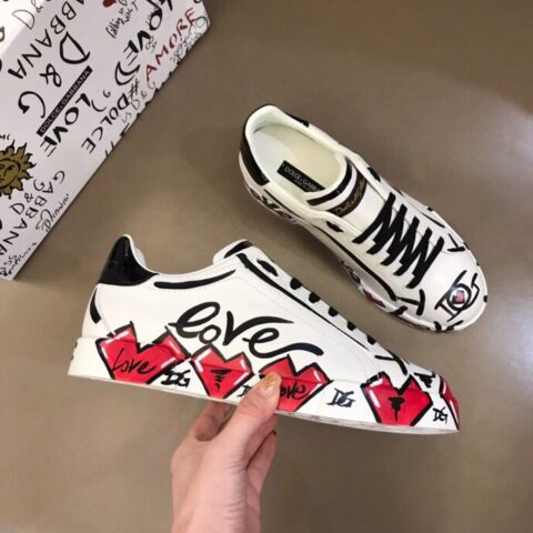 DG杜嘉班纳 进口原版牛皮高端精品男士休闲运动鞋