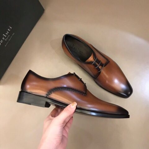 Berlui/布鲁缇 固特异手工款精品男士皮鞋