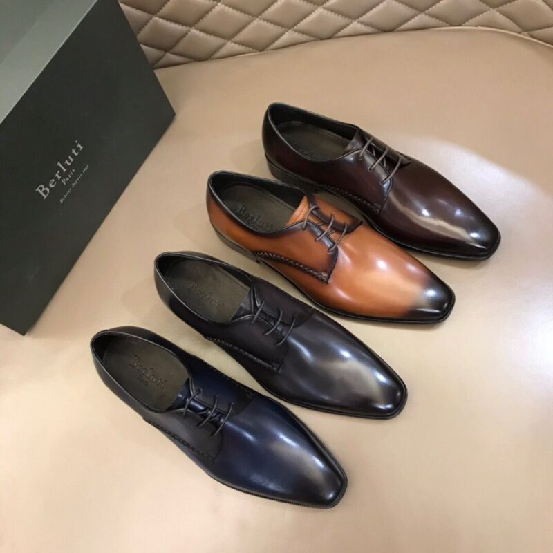 Berlui/布鲁缇 固特异手工款精品男士皮鞋