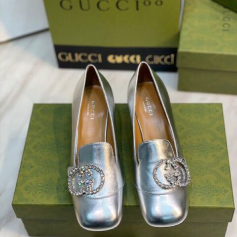 GUCCI古驰   意大利真皮底女款高跟鞋