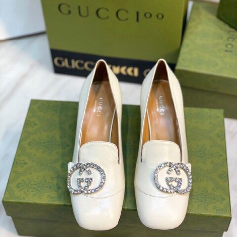 GUCCI古驰   意大利真皮底女款高跟鞋