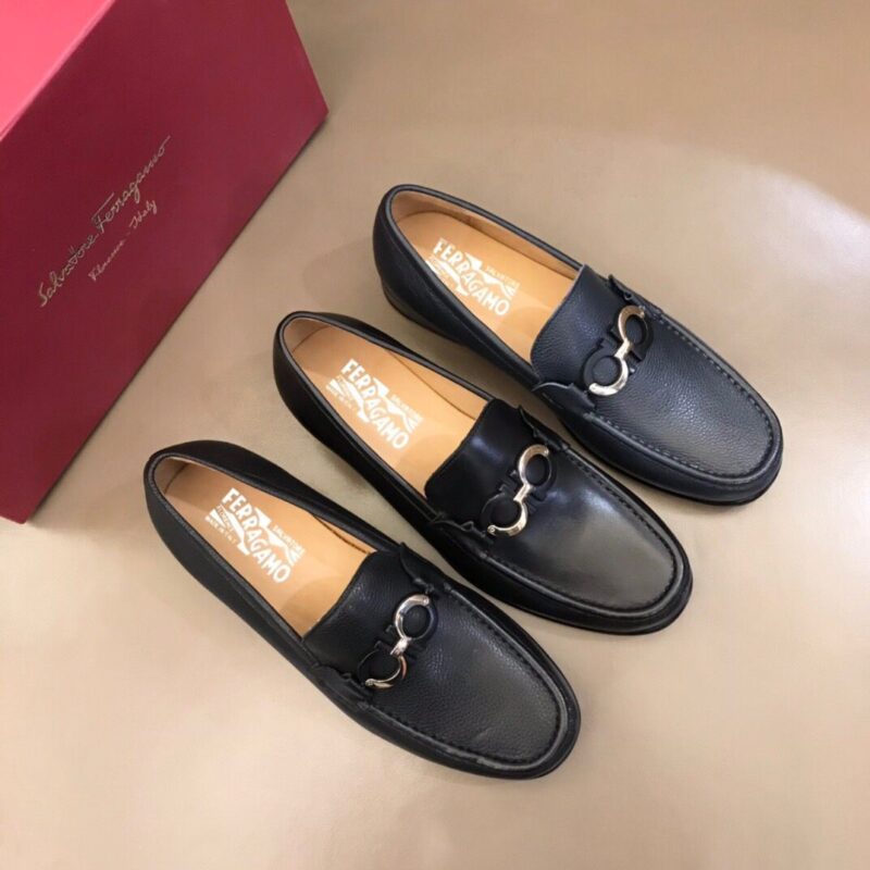 Ferragamo 菲拉格慕 意大利进口牛皮皮胚高端男士正装鞋休闲皮鞋