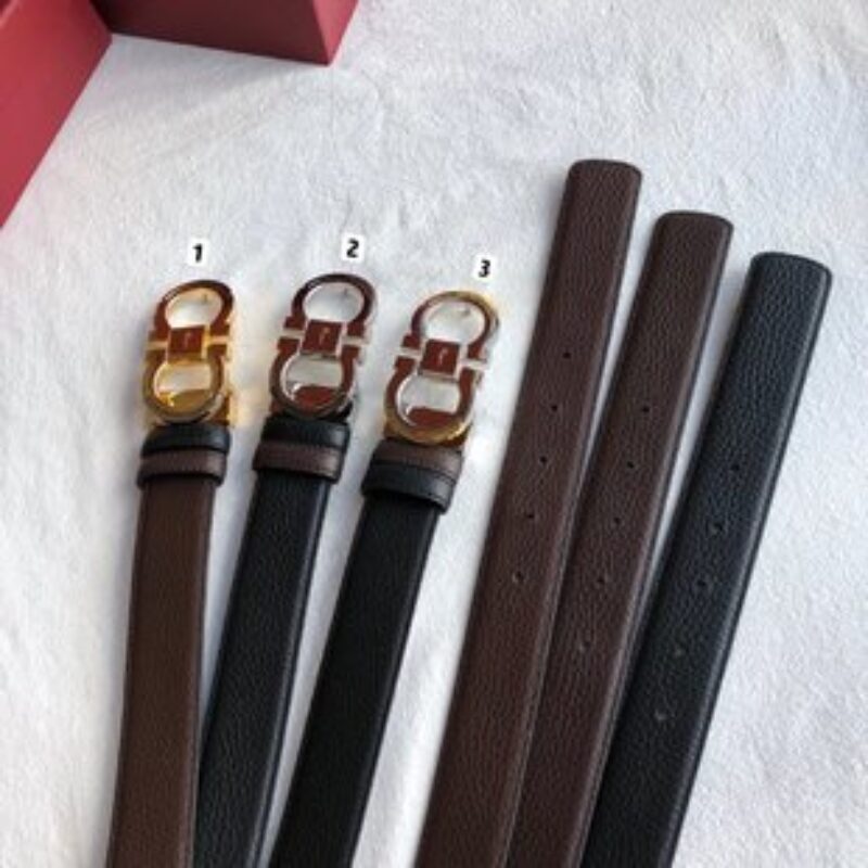 Ferragamo菲拉格慕 Gancini扣饰男士3.5cm腰带