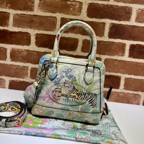 GUCCI古驰中国新年系列Gucci 马衔扣1955系列迷你手提包677212