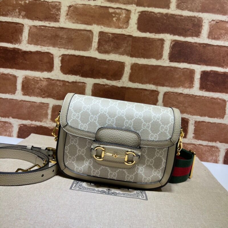 GUCCI古驰马衔扣1955系列GG迷你手袋658574
