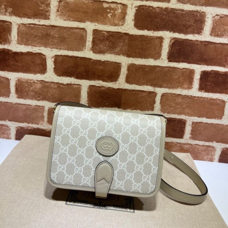 GUCCI古驰互扣式双G迷你肩背包671620