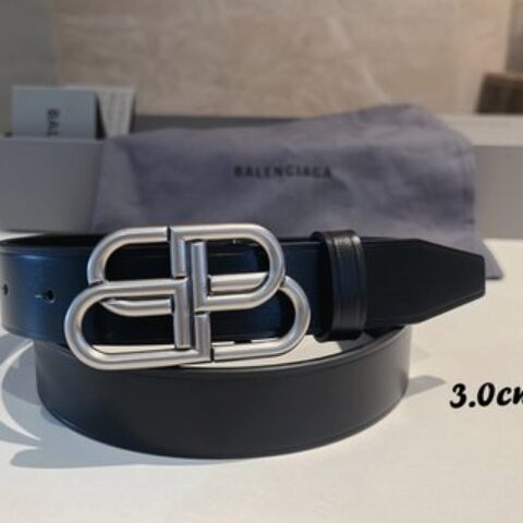 balenciaga巴黎世家 3.0cm锁扣BB腰带