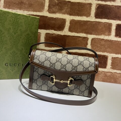 GUCCI古驰马衔扣1955系列迷你手袋699296