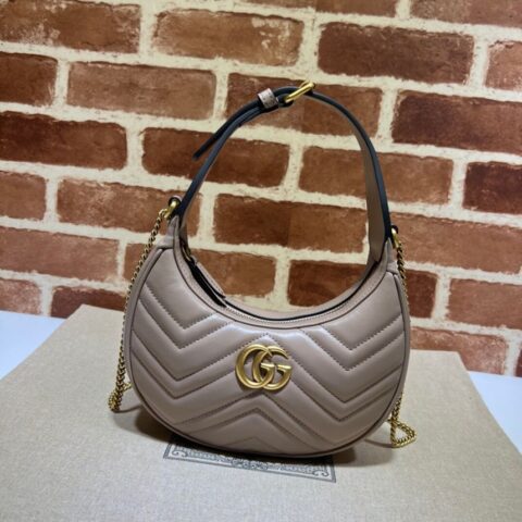 GUCCI古驰GG Marmont系列半月造型迷你手袋699514